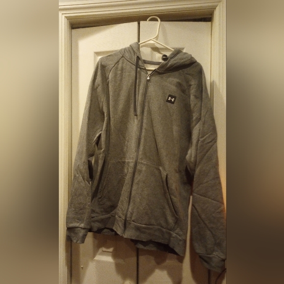 Under armor rival fleece full zip hoodie Gray XXL - Picture 1 of 3